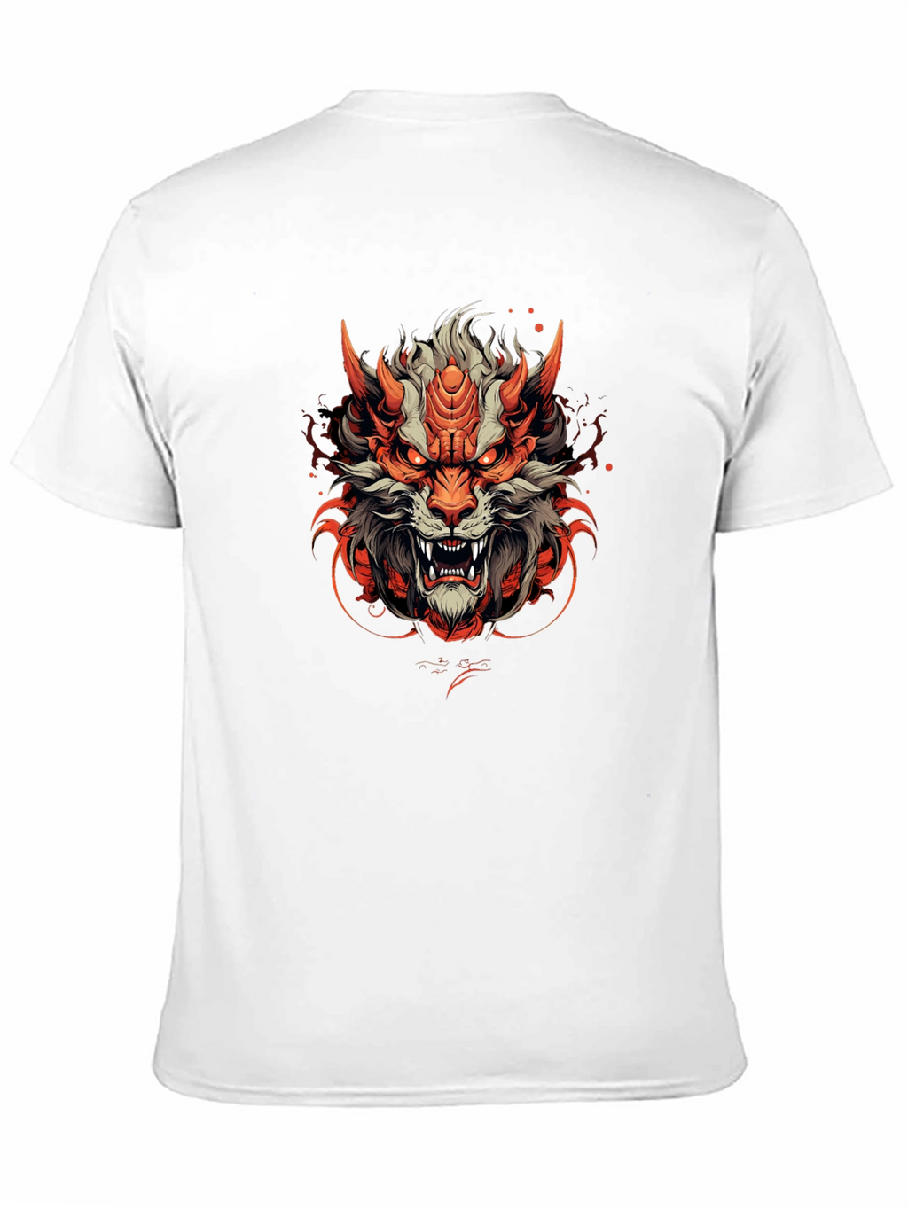 Fiery Beast Graphic Tee - Unique Design