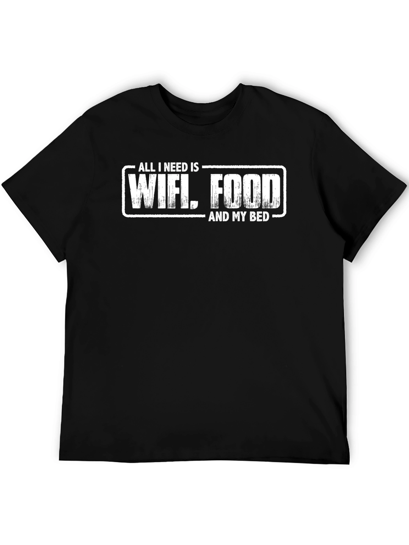 Wifi Food Bed T-Shirt - Funny Comfort Tee