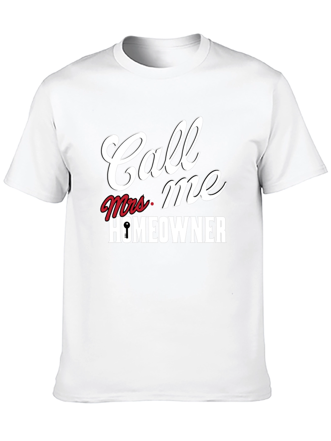 Call Me Mrs. Homeowner Black T-Shirt