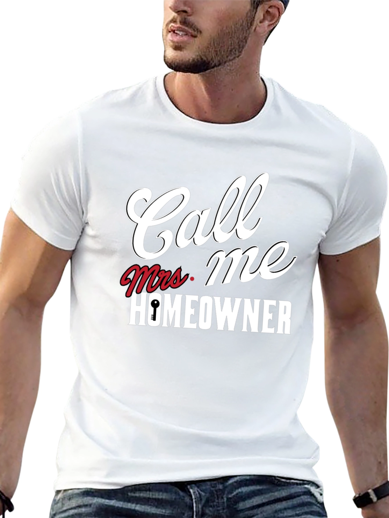Call Me Mrs. Homeowner Black T-Shirt