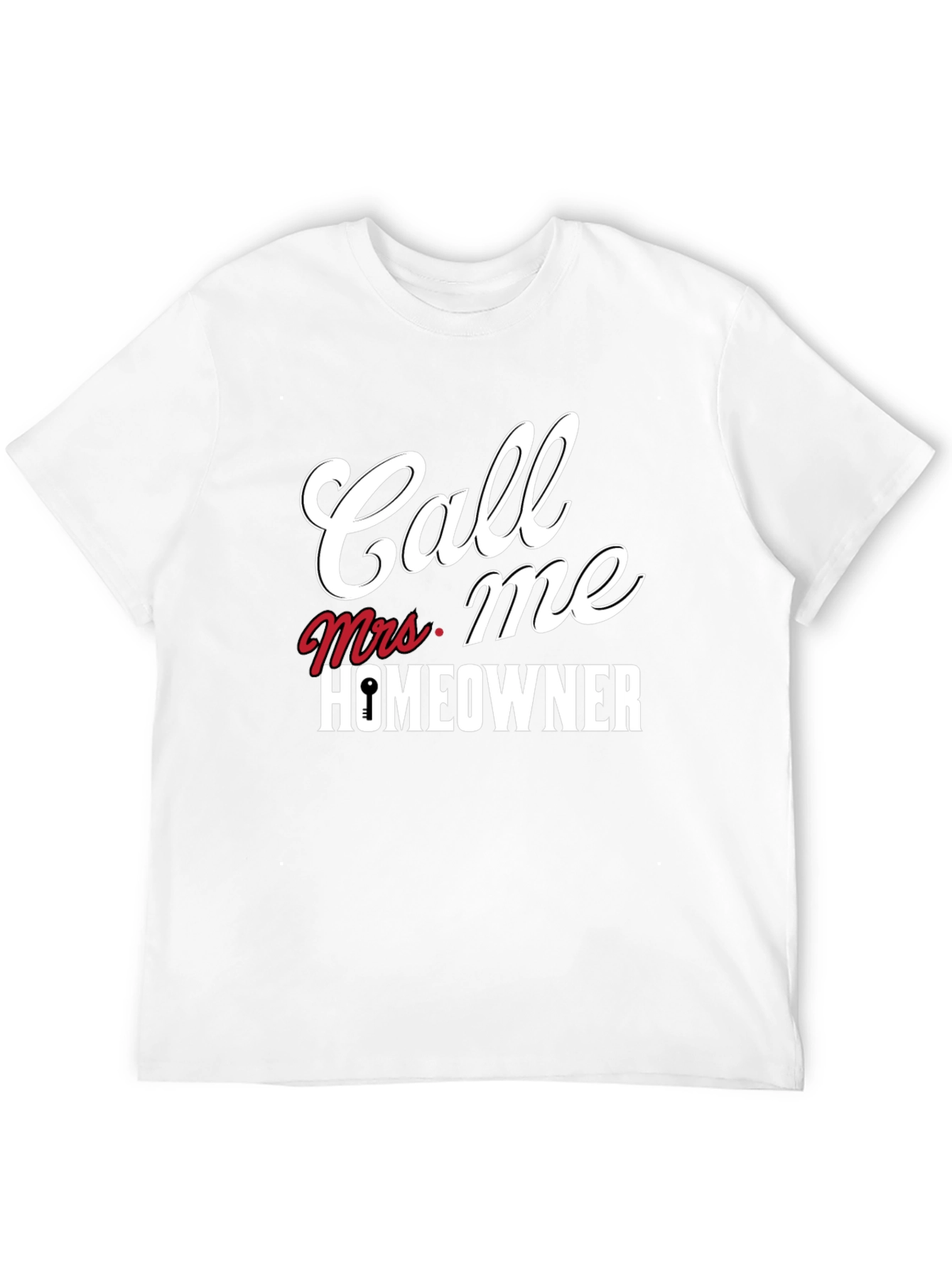 Call Me Mrs. Homeowner Black T-Shirt