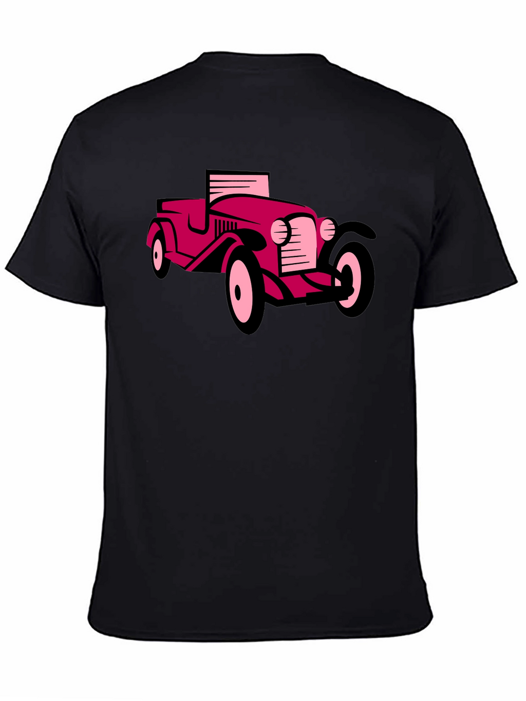 Classic Car Graphic Tee - Black