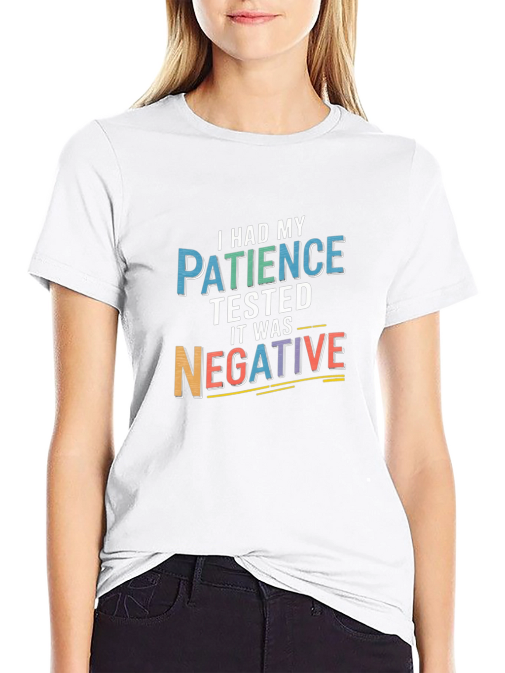 Funny Patience Tested Negative Sarcastic T-Shirt