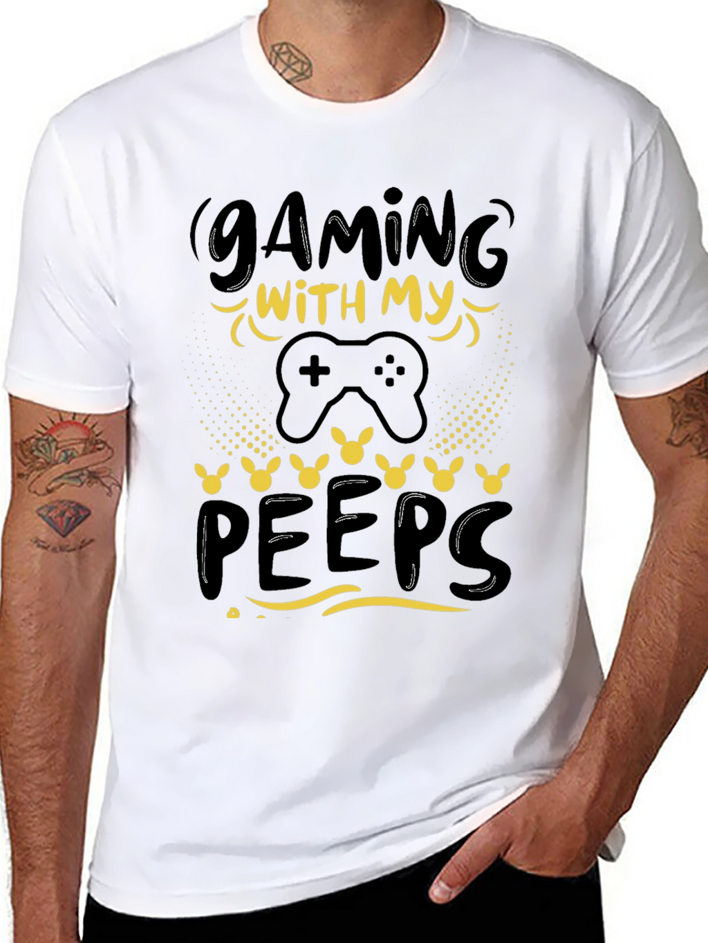 Gaming With My Peeps Graphic T-Shirt