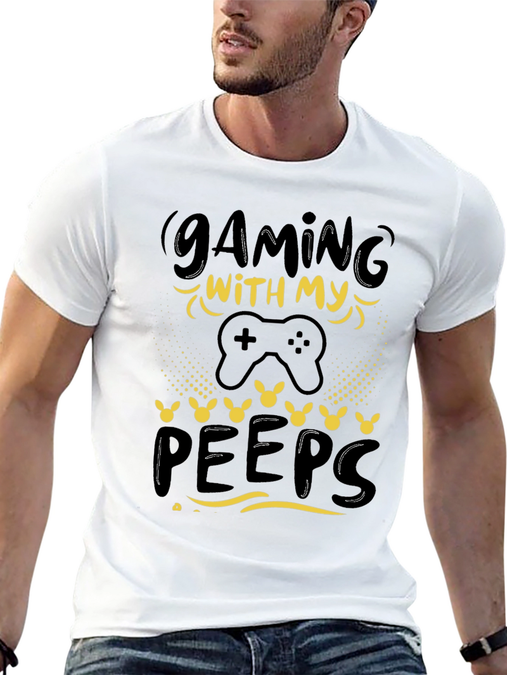Gaming With My Peeps Graphic T-Shirt