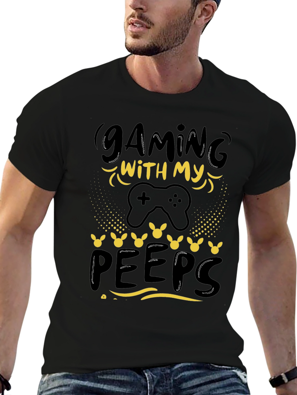 Gaming With My Peeps Graphic T-Shirt