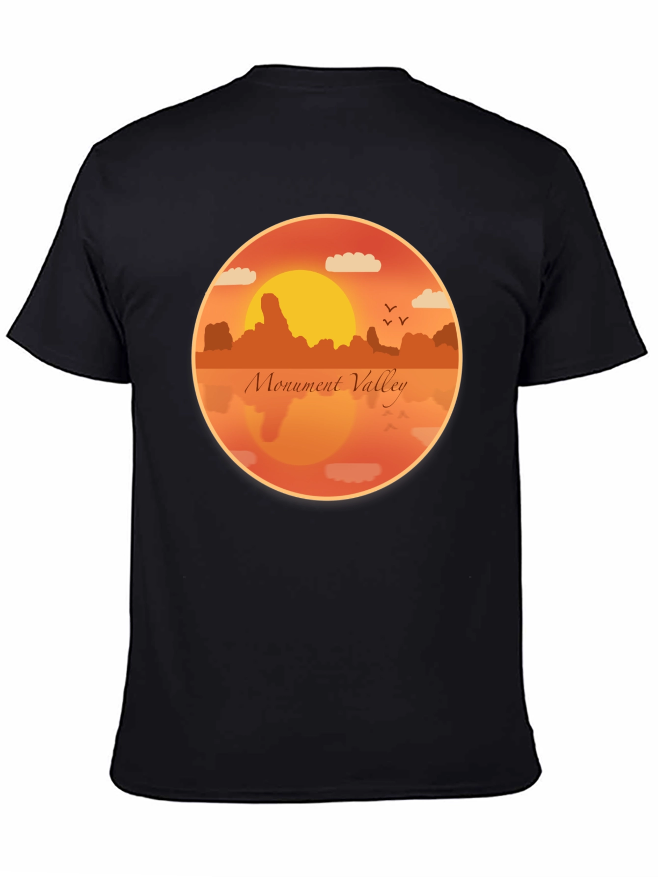 Monument Valley Graphic Tee - Retro Desert Sunset T-Shirt
