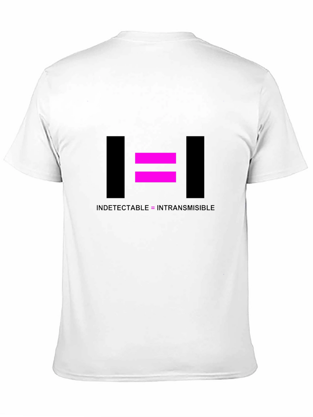 Undetectable = Untransmissible Black T-Shirt