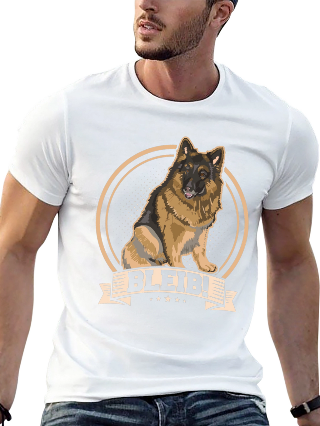 German Shepherd Bleib! T-Shirt