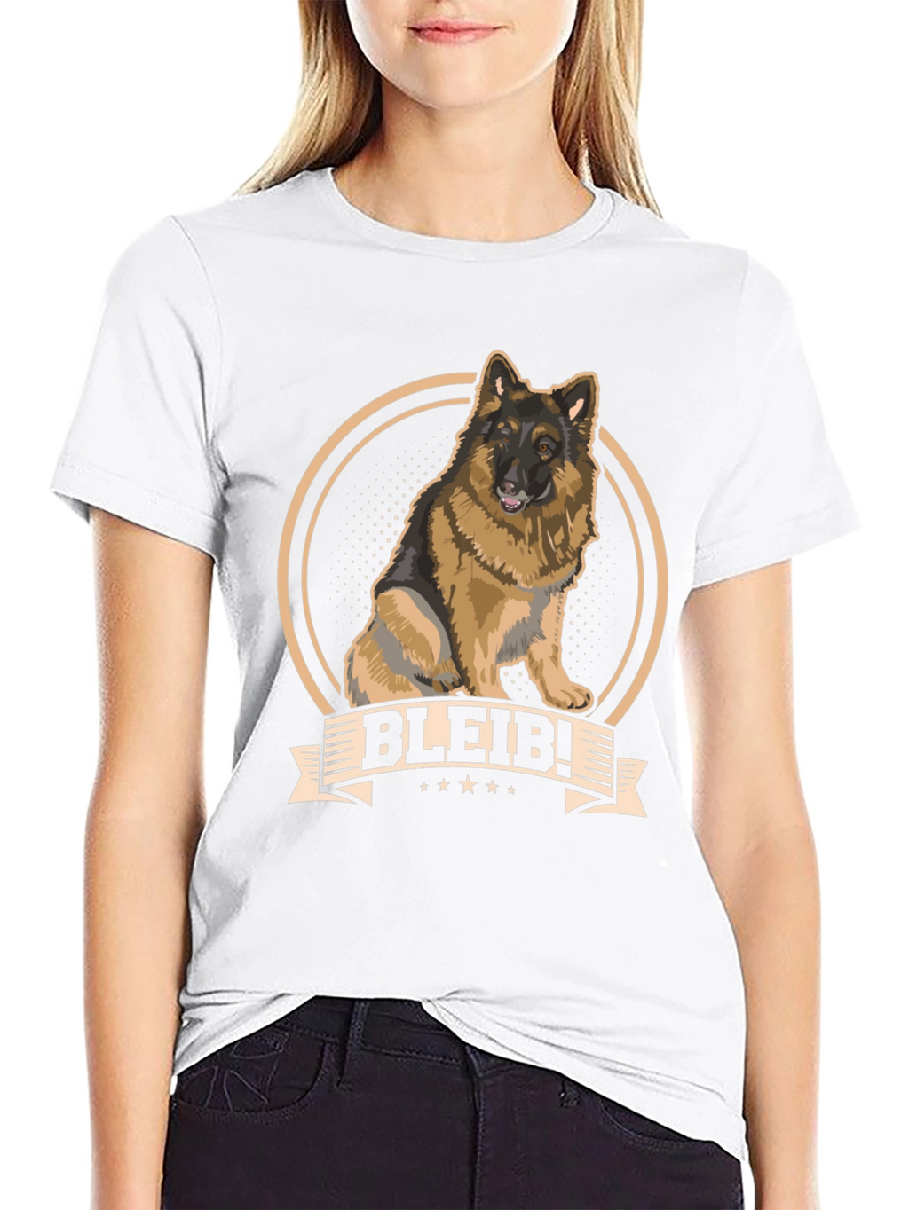 German Shepherd Bleib! T-Shirt