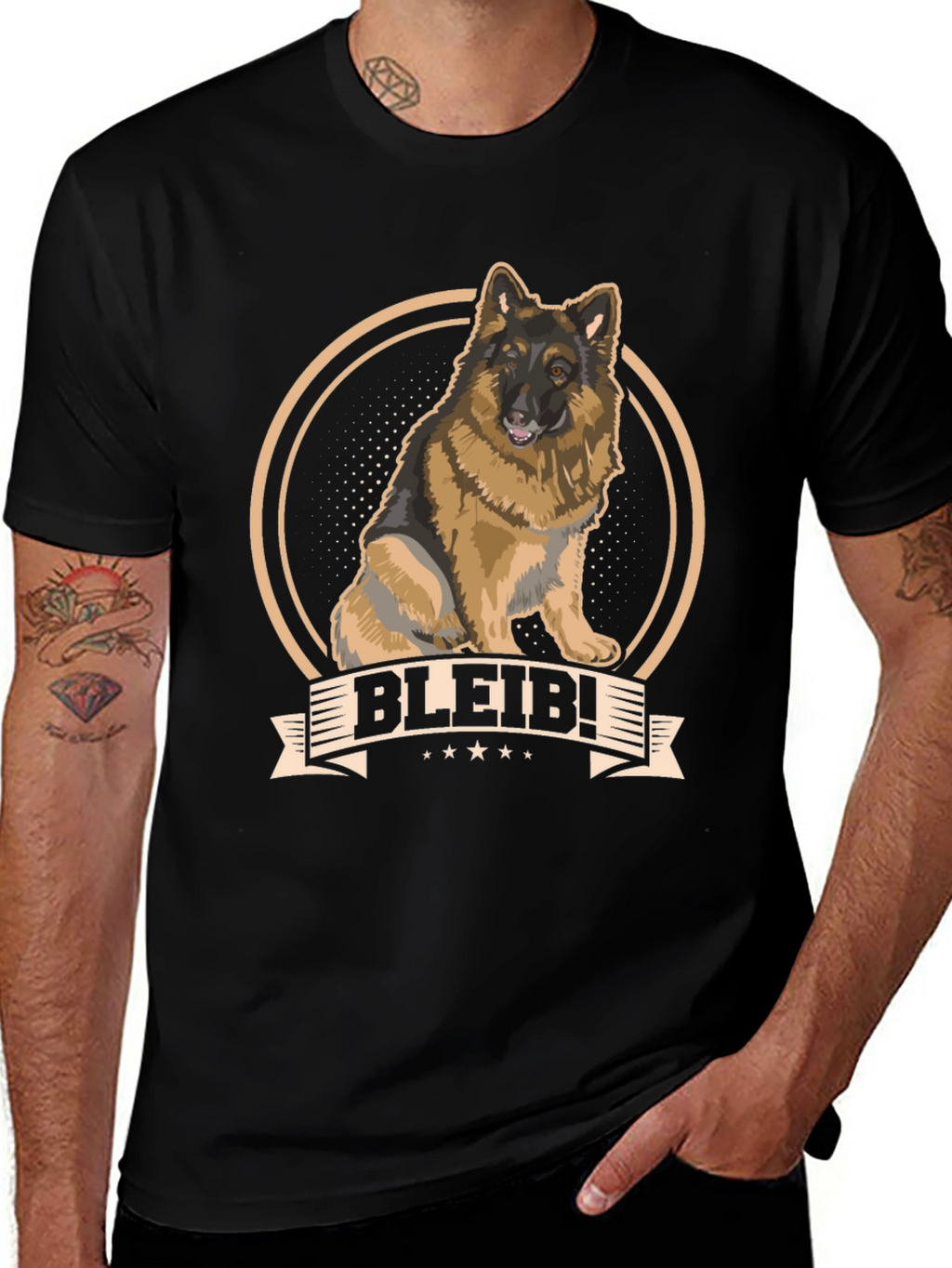 German Shepherd Bleib! T-Shirt