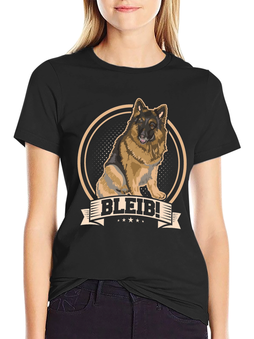 German Shepherd Bleib! T-Shirt