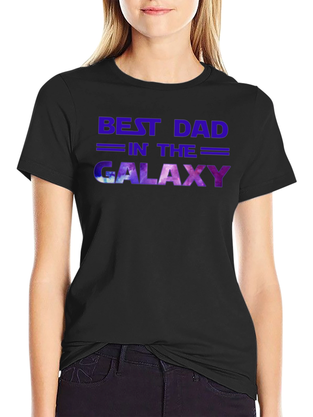 Best Dad in the Galaxy Graphic Tee