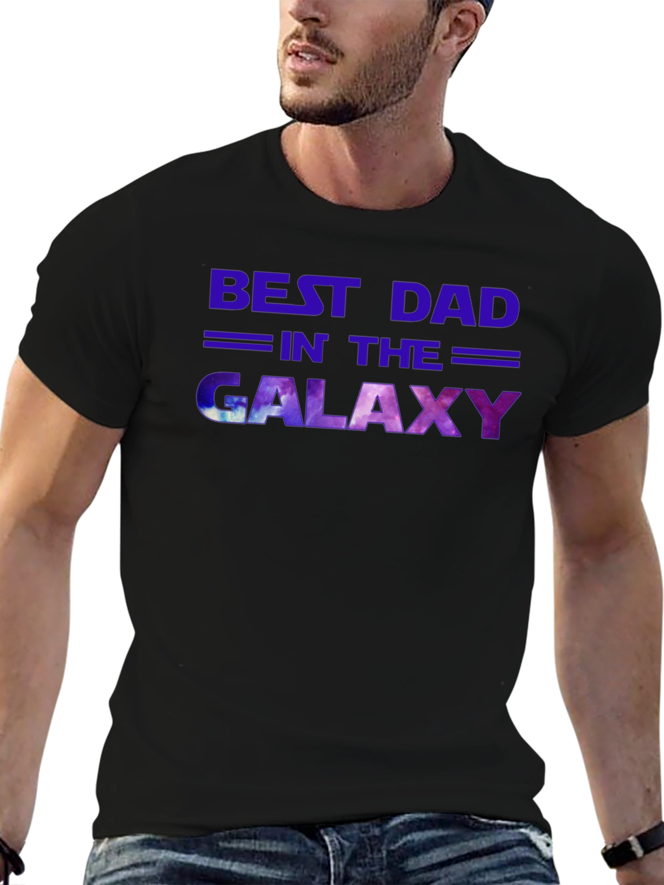 Best Dad in the Galaxy Graphic Tee