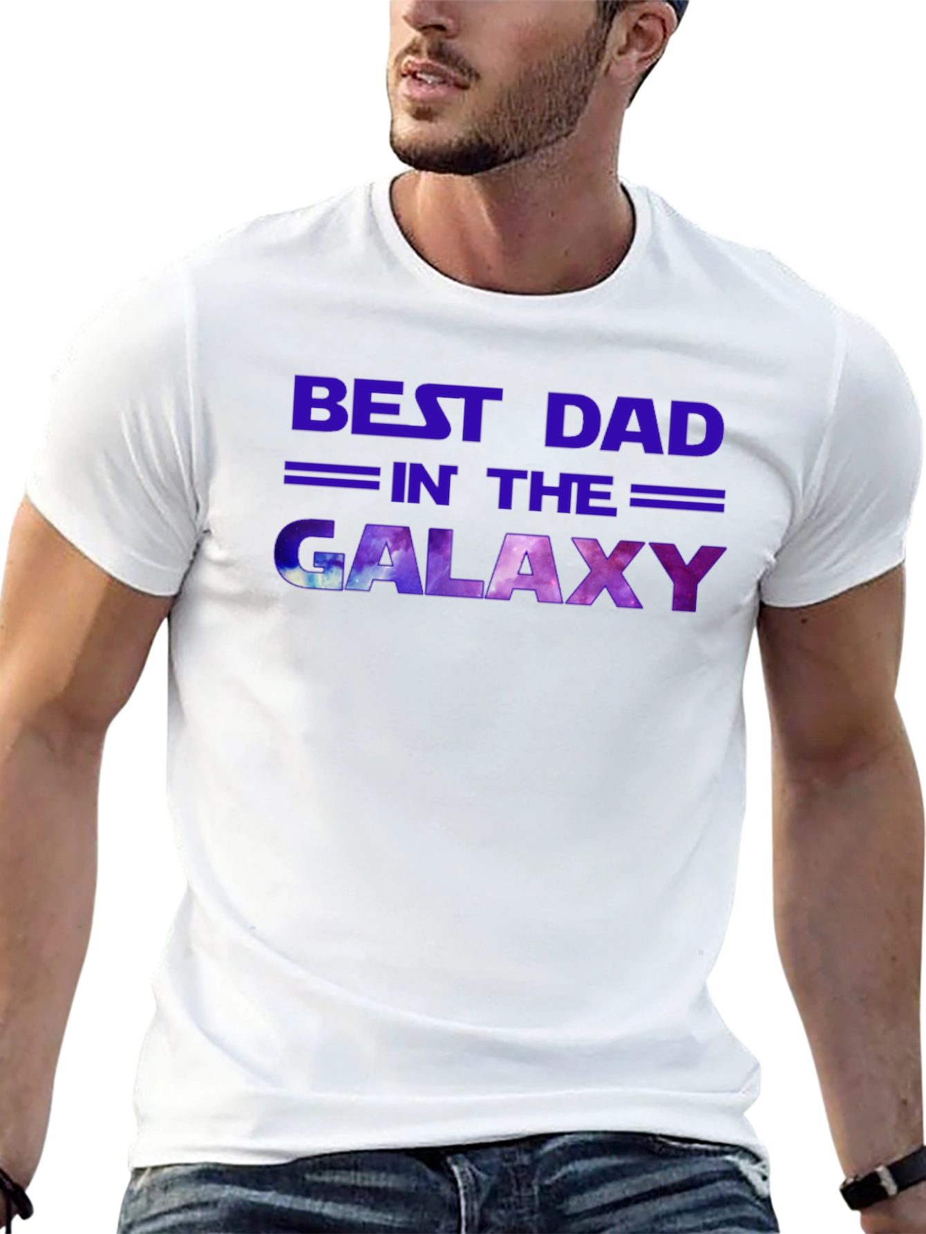 Best Dad in the Galaxy Graphic Tee