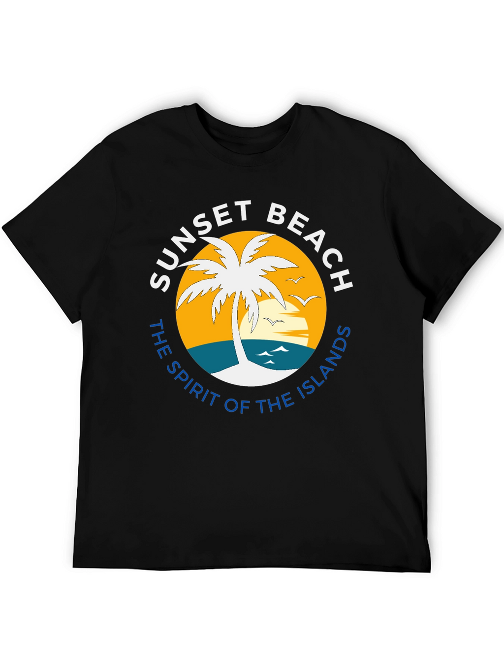 Sunset Beach T-Shirt - Tropical Island Vibes