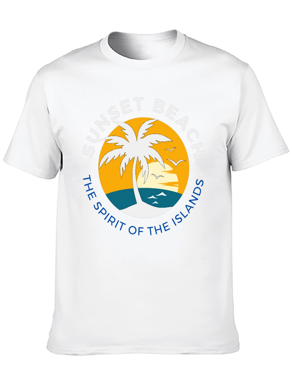 Sunset Beach T-Shirt - Tropical Island Vibes