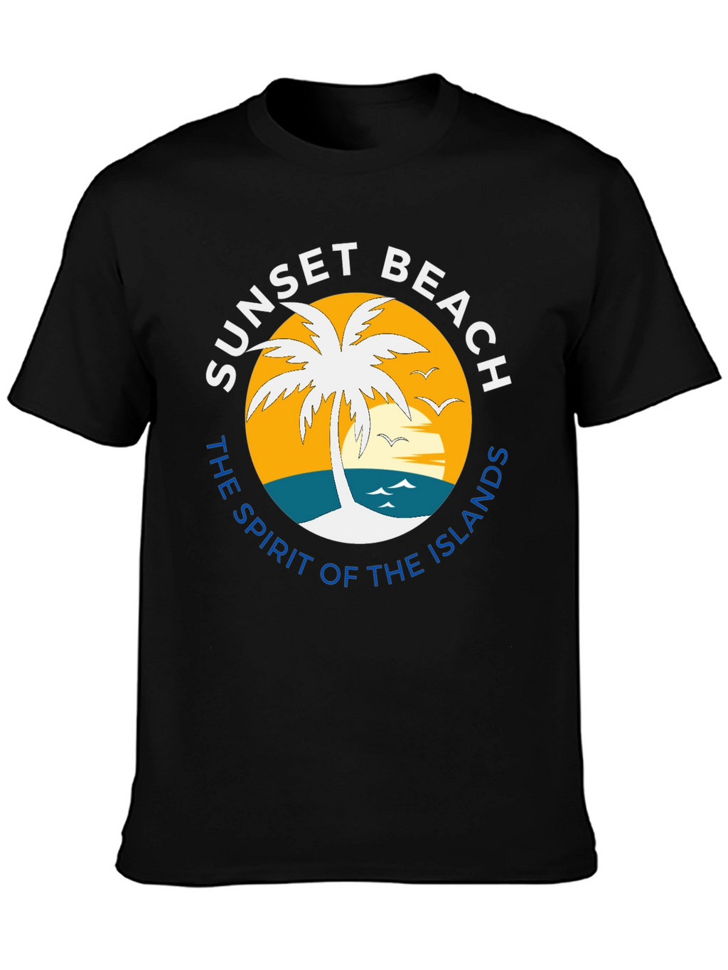 Sunset Beach T-Shirt - Tropical Island Vibes
