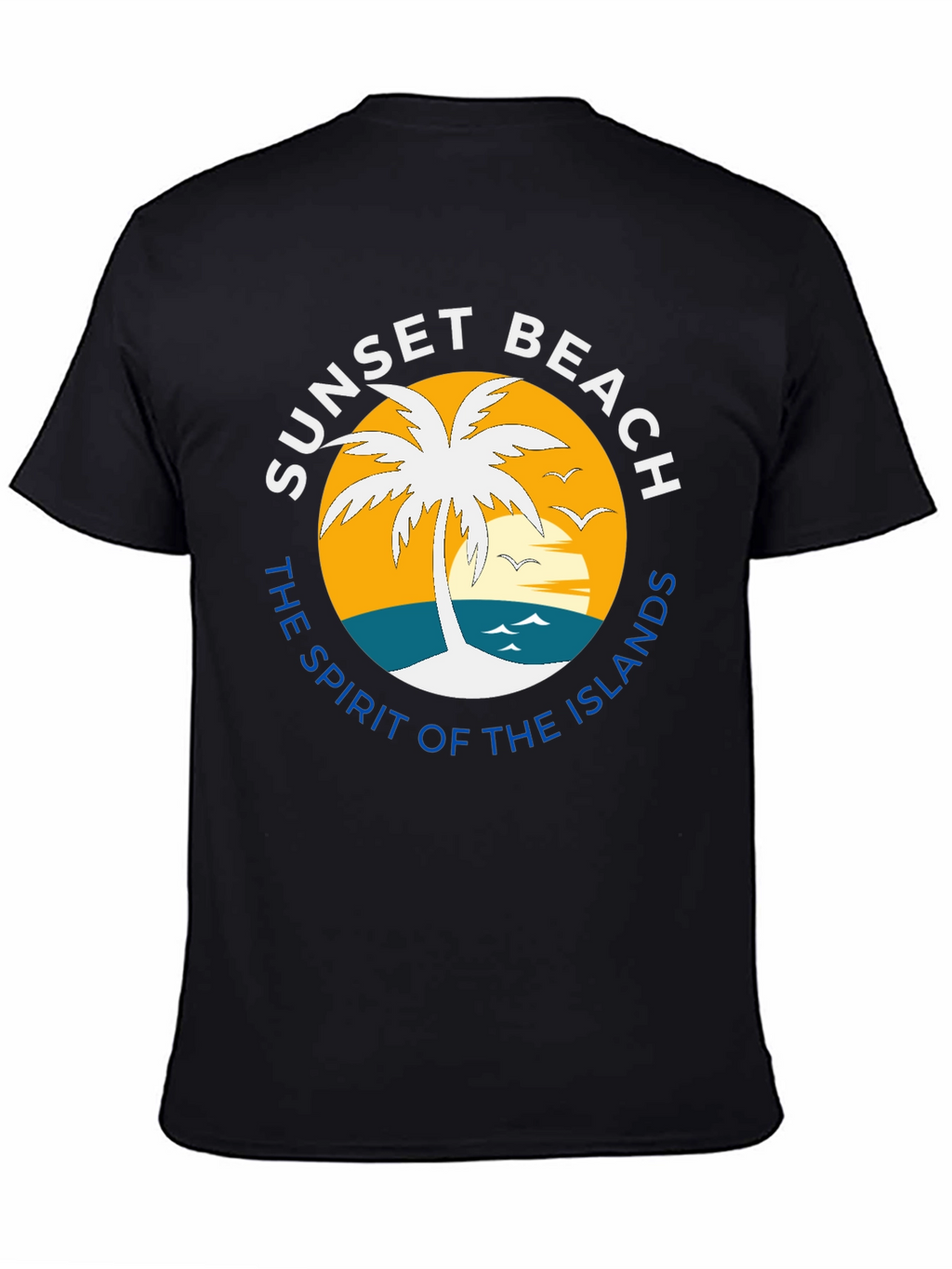 Sunset Beach T-Shirt - Tropical Island Vibes