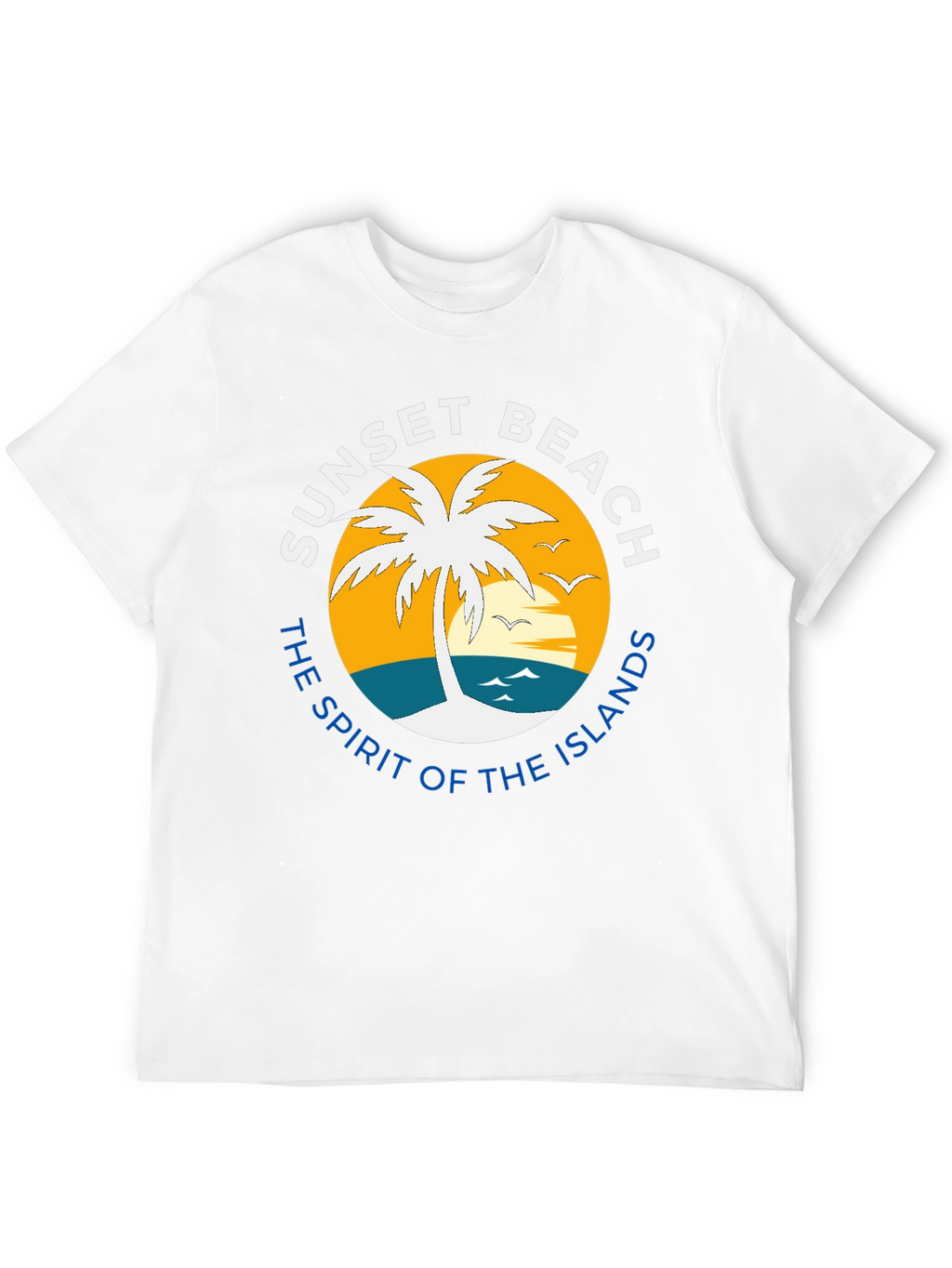 Sunset Beach T-Shirt - Tropical Island Vibes