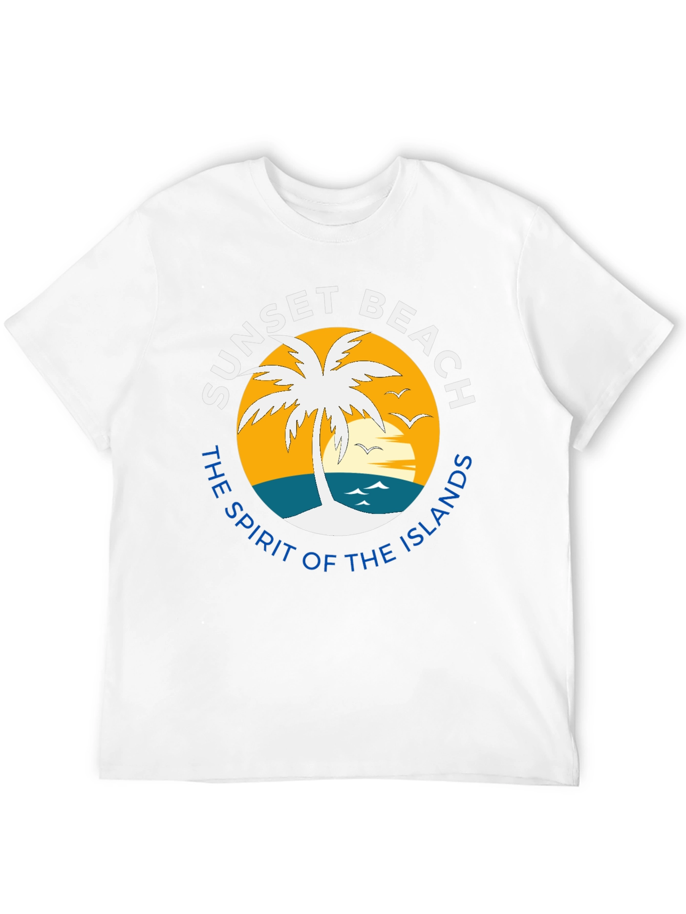 Sunset Beach T-Shirt - Tropical Island Vibes
