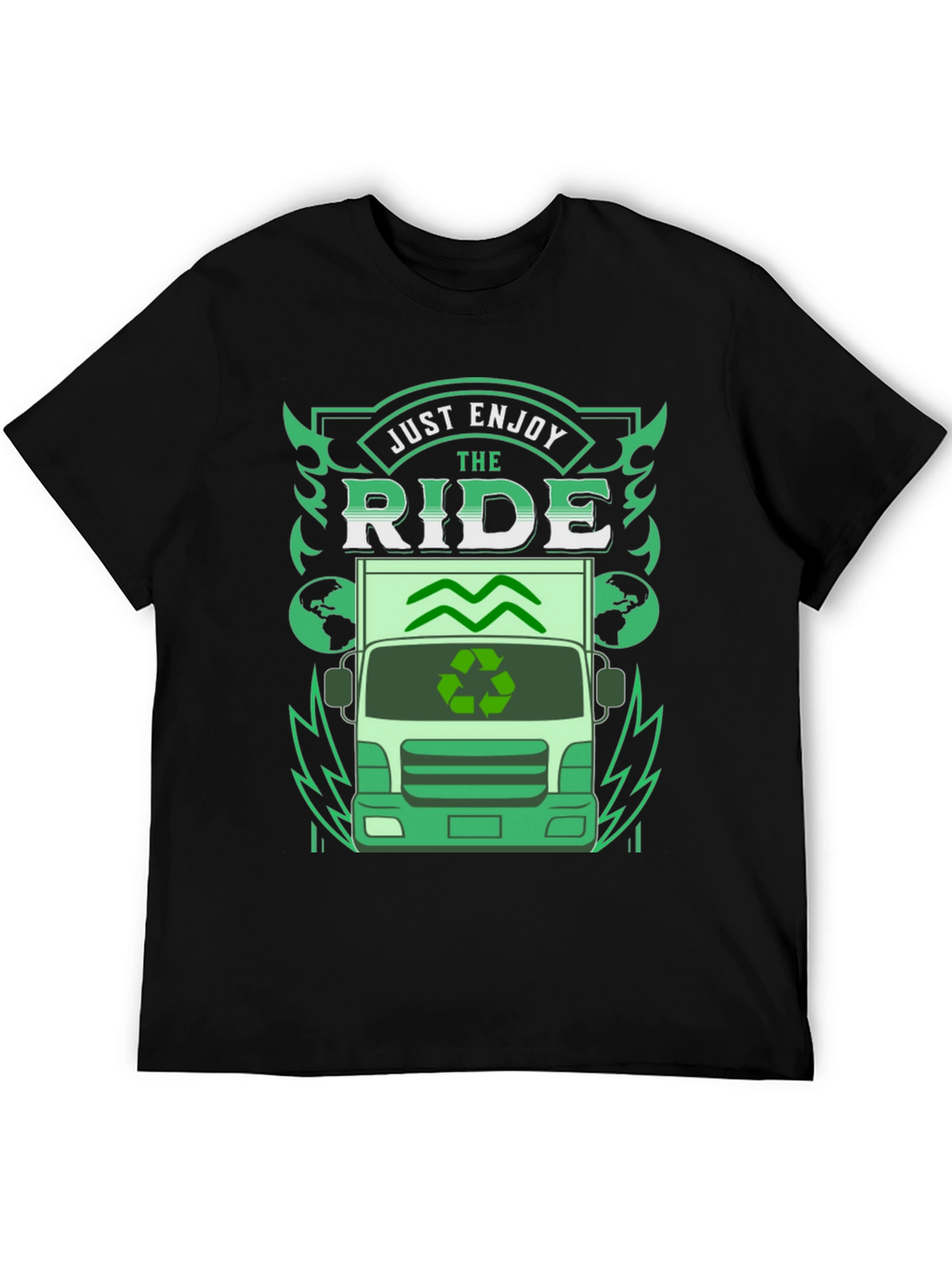 Eco Ride T-Shirt - Enjoy the Journey Sustainable Style