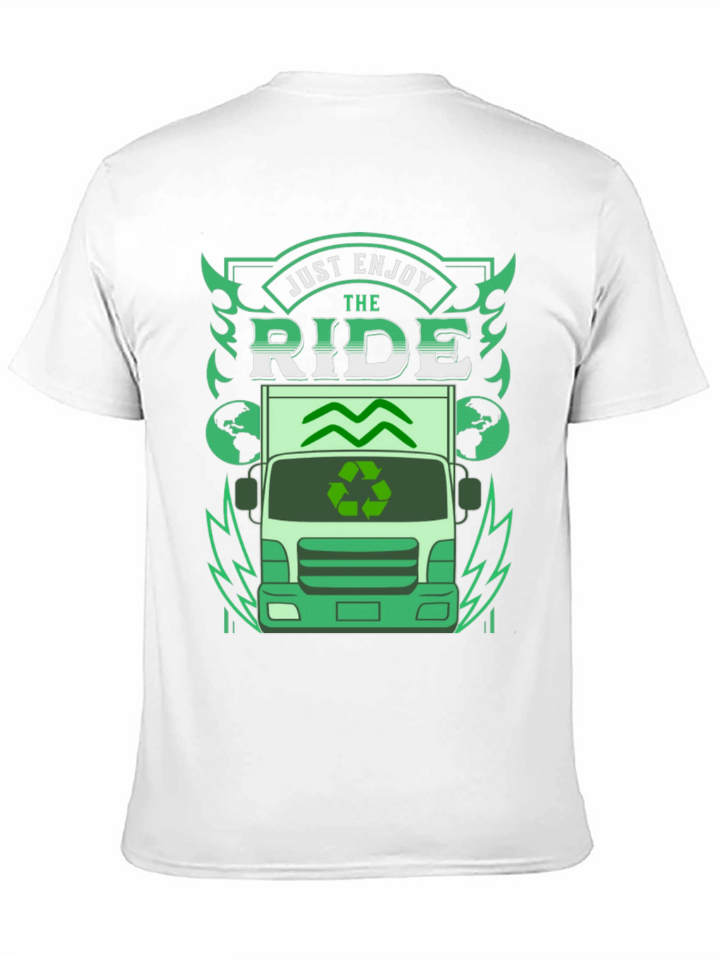 Eco Ride T-Shirt - Enjoy the Journey Sustainable Style