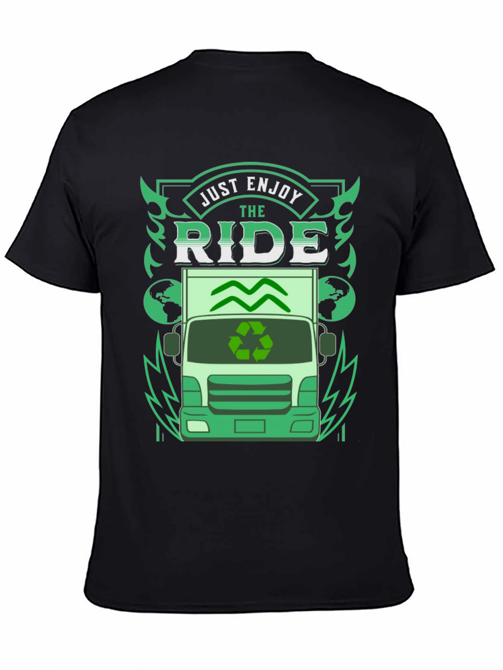 Eco Ride T-Shirt - Enjoy the Journey Sustainable Style