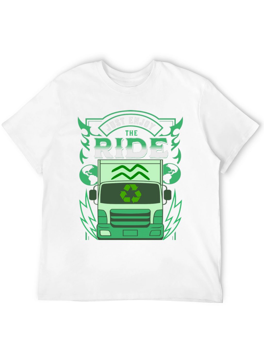Eco Ride T-Shirt - Enjoy the Journey Sustainable Style
