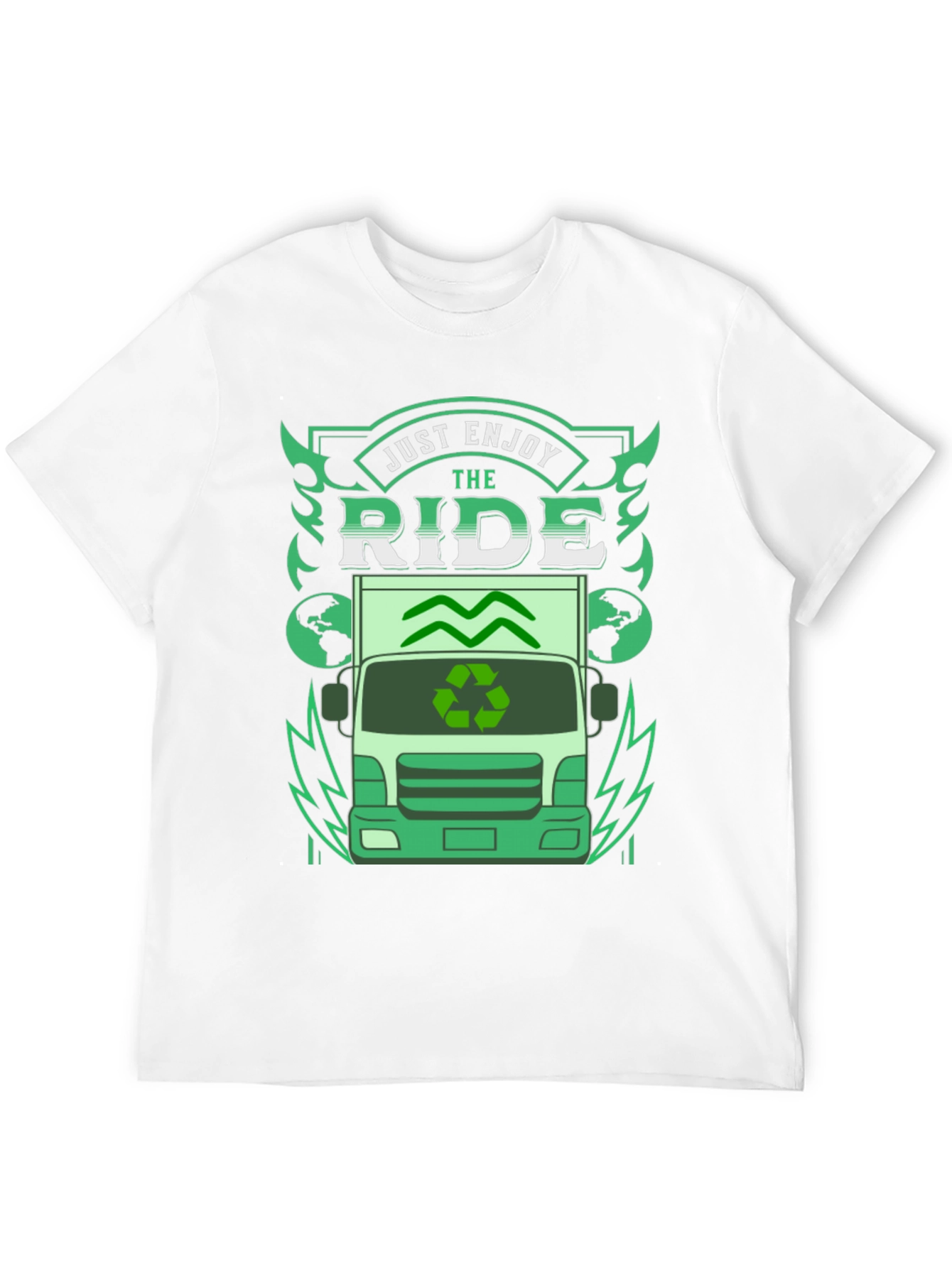 Eco Ride T-Shirt - Enjoy the Journey Sustainable Style