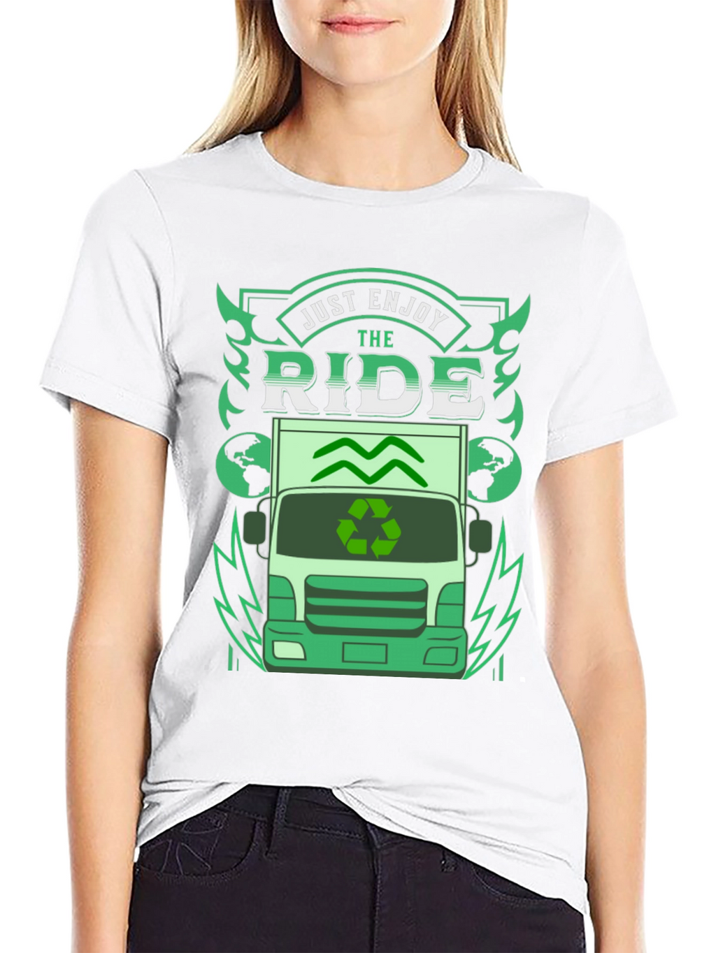 Eco Ride T-Shirt - Enjoy the Journey Sustainable Style