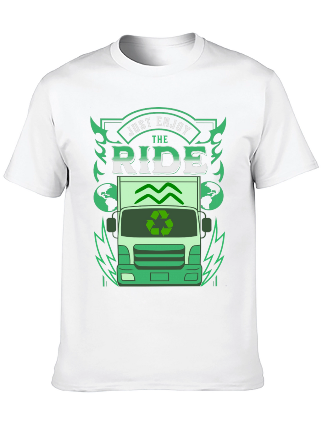Eco Ride T-Shirt - Enjoy the Journey Sustainable Style