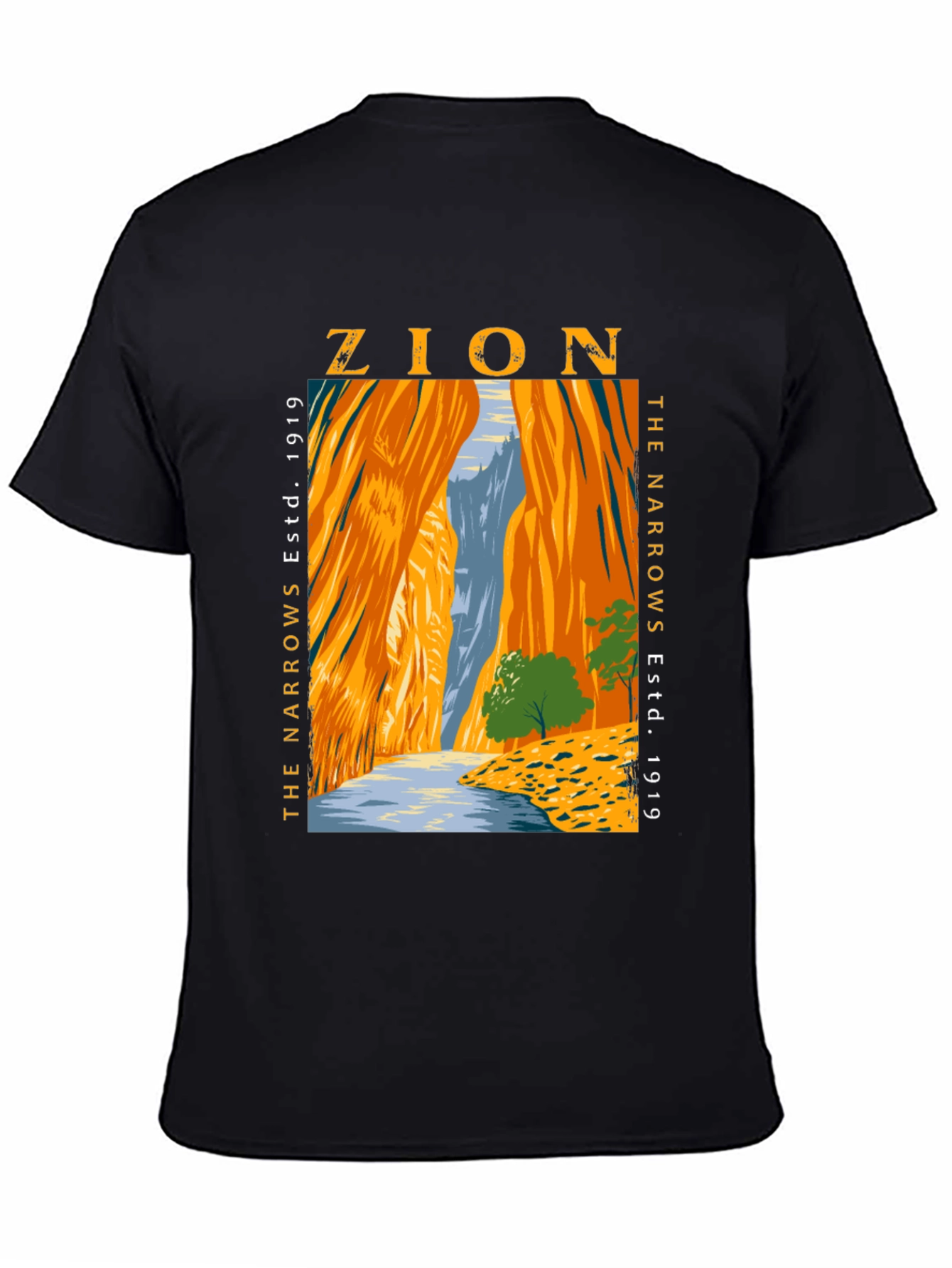 Zion Narrows Est. 1919 Graphic T-Shirt