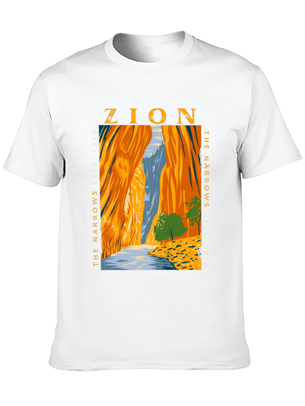 Zion Narrows Est. 1919 Graphic T-Shirt