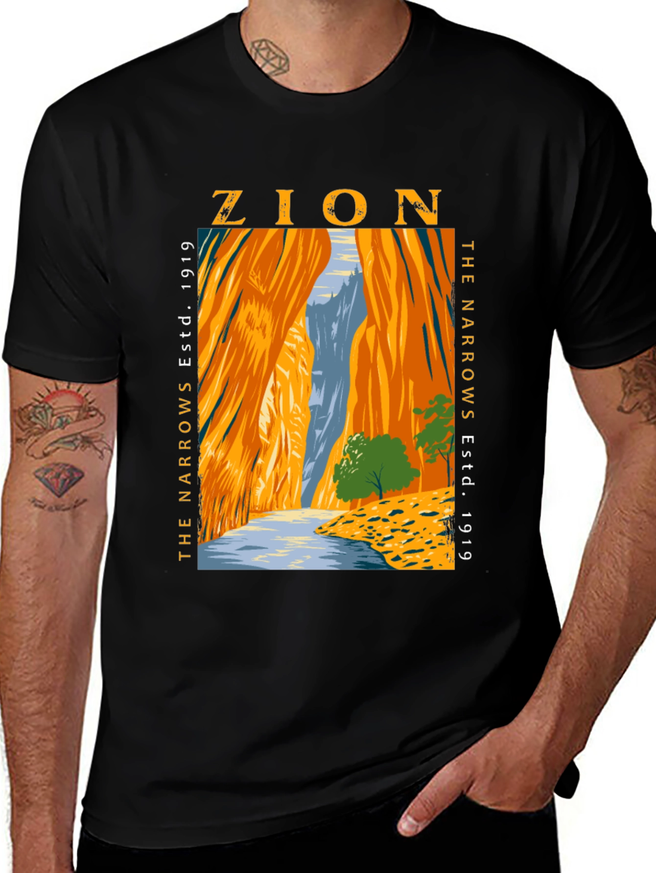 Zion Narrows Est. 1919 Graphic T-Shirt