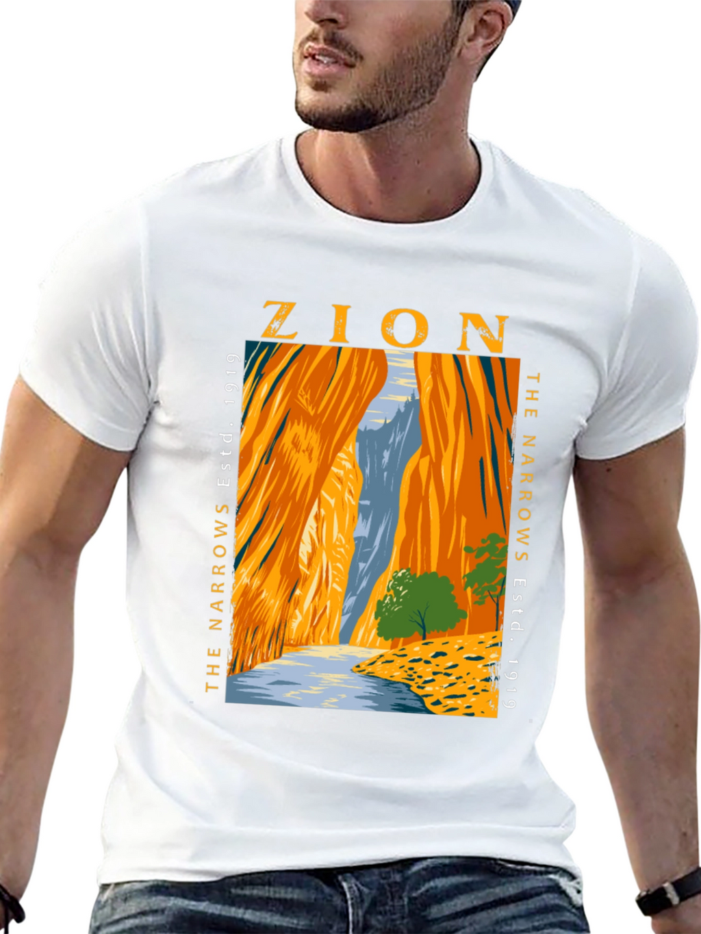 Zion Narrows Est. 1919 Graphic T-Shirt