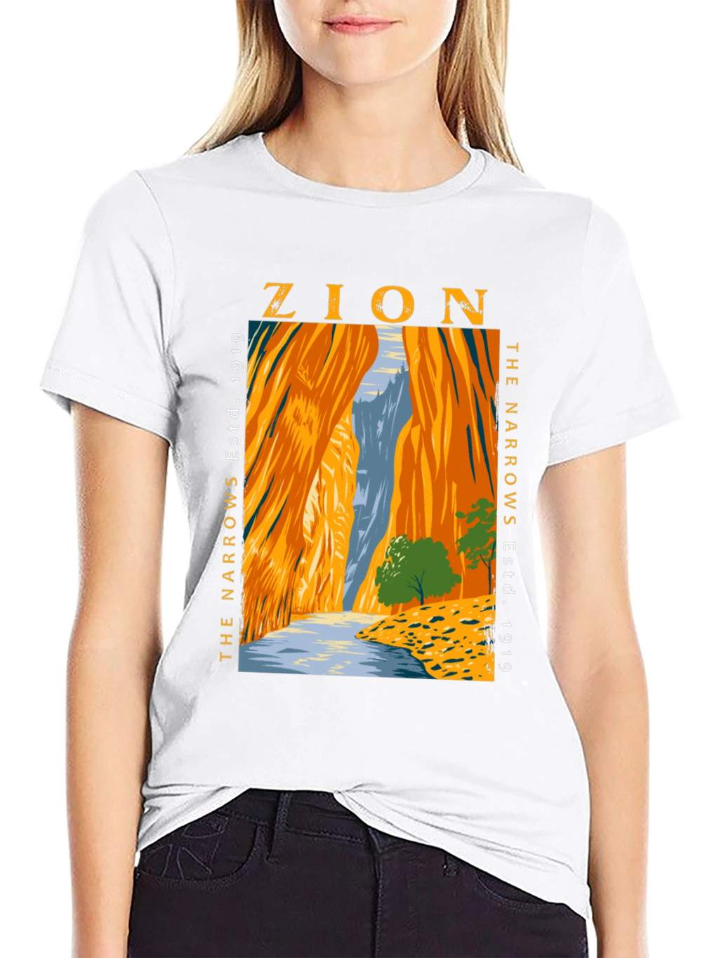 Zion Narrows Est. 1919 Graphic T-Shirt