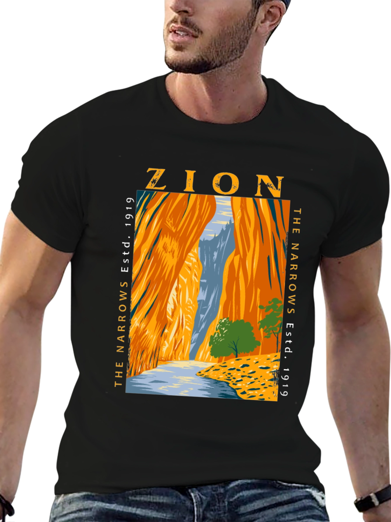 Zion Narrows Est. 1919 Graphic T-Shirt