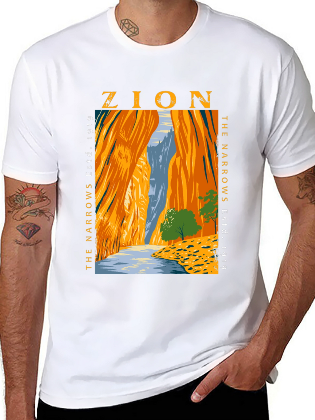 Zion Narrows Est. 1919 Graphic T-Shirt