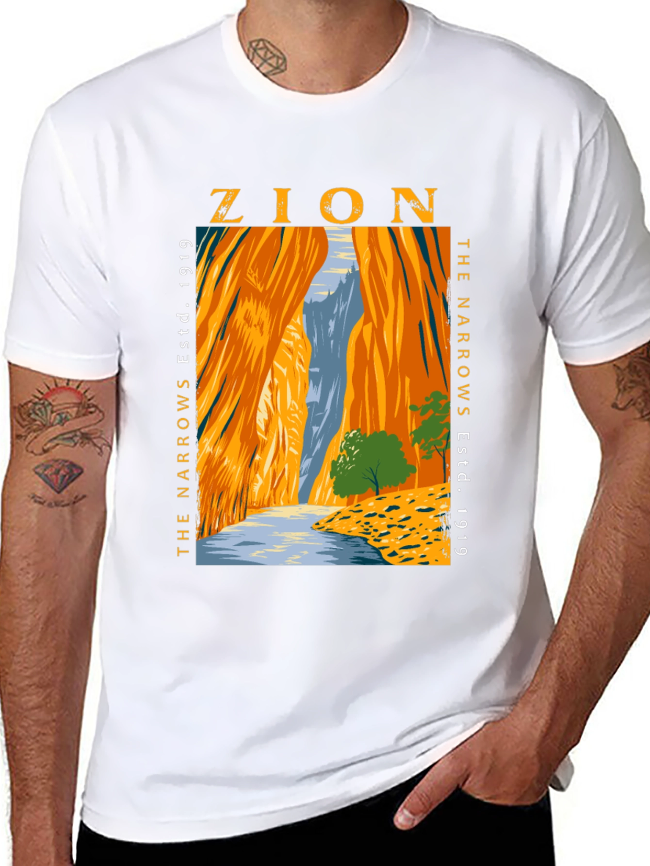 Zion Narrows Est. 1919 Graphic T-Shirt