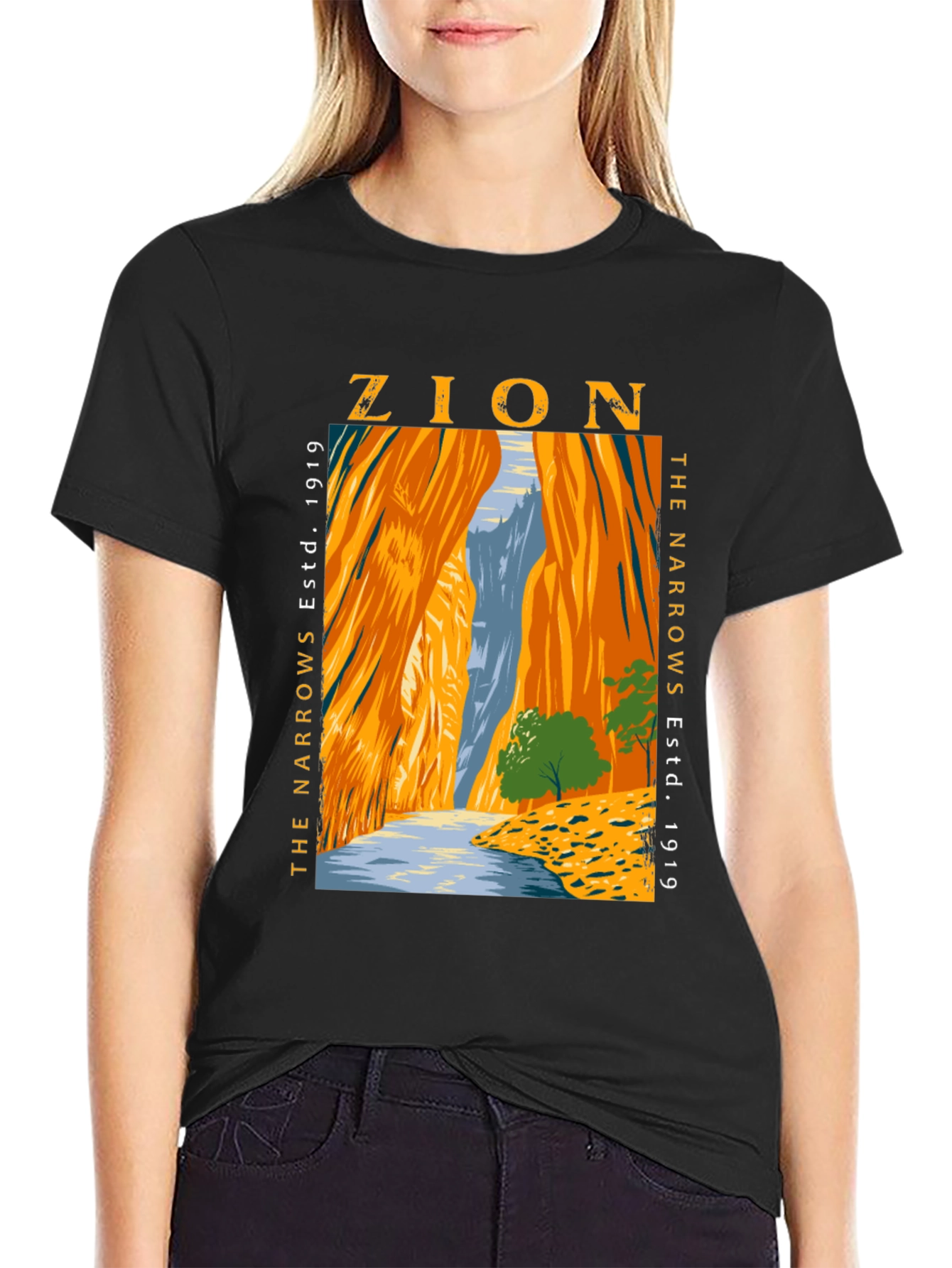 Zion Narrows Est. 1919 Graphic T-Shirt