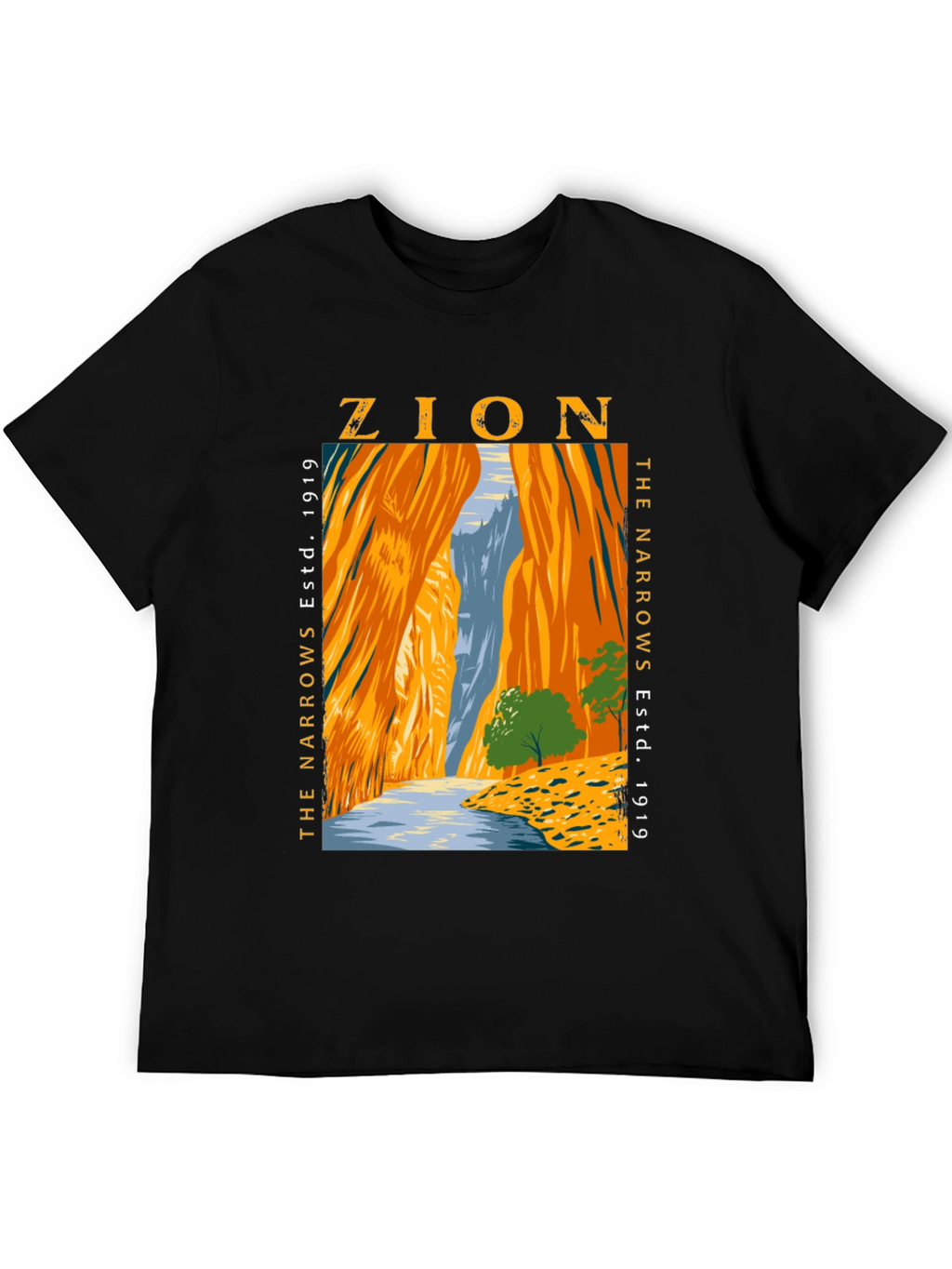 Zion Narrows Est. 1919 Graphic T-Shirt