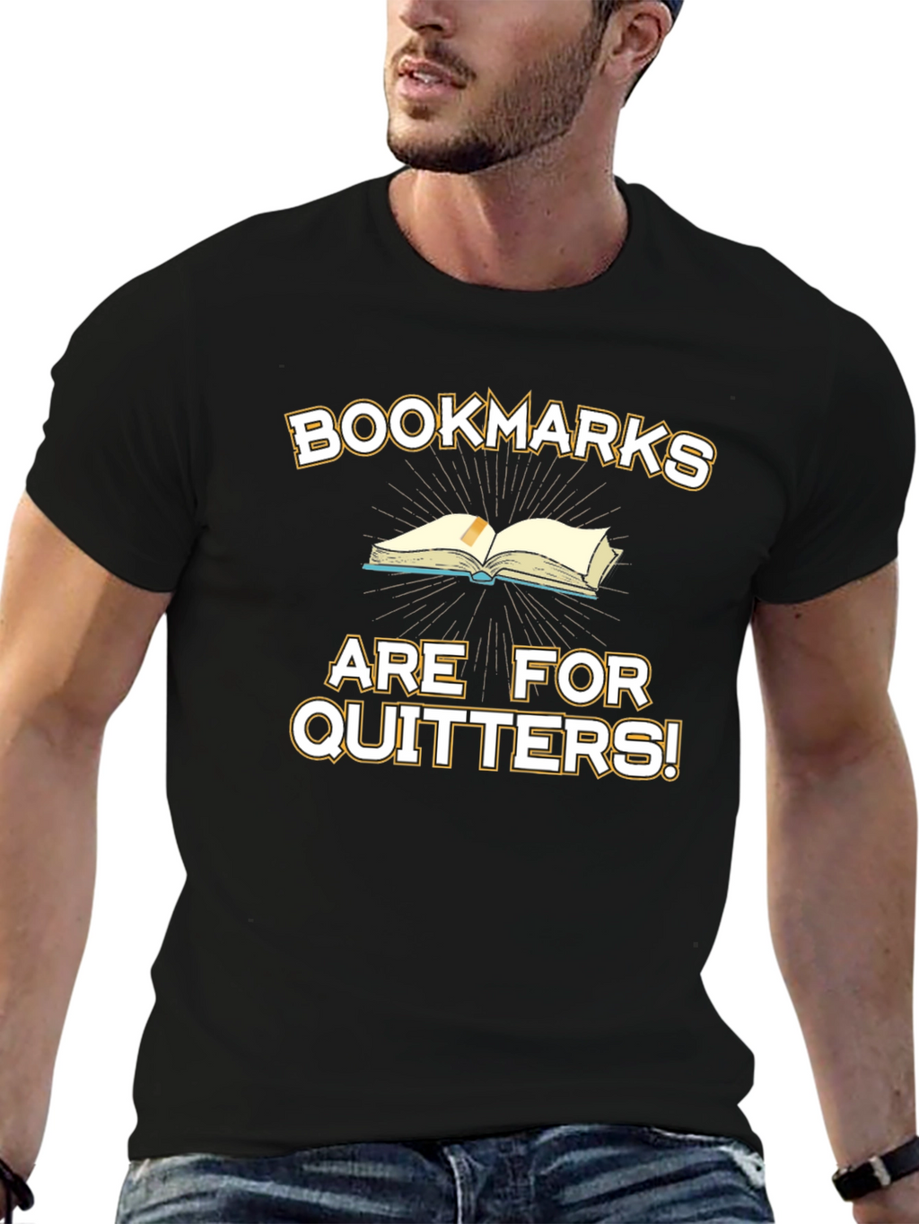Bookmarks Are For Quitters! Graphic T-Shirt