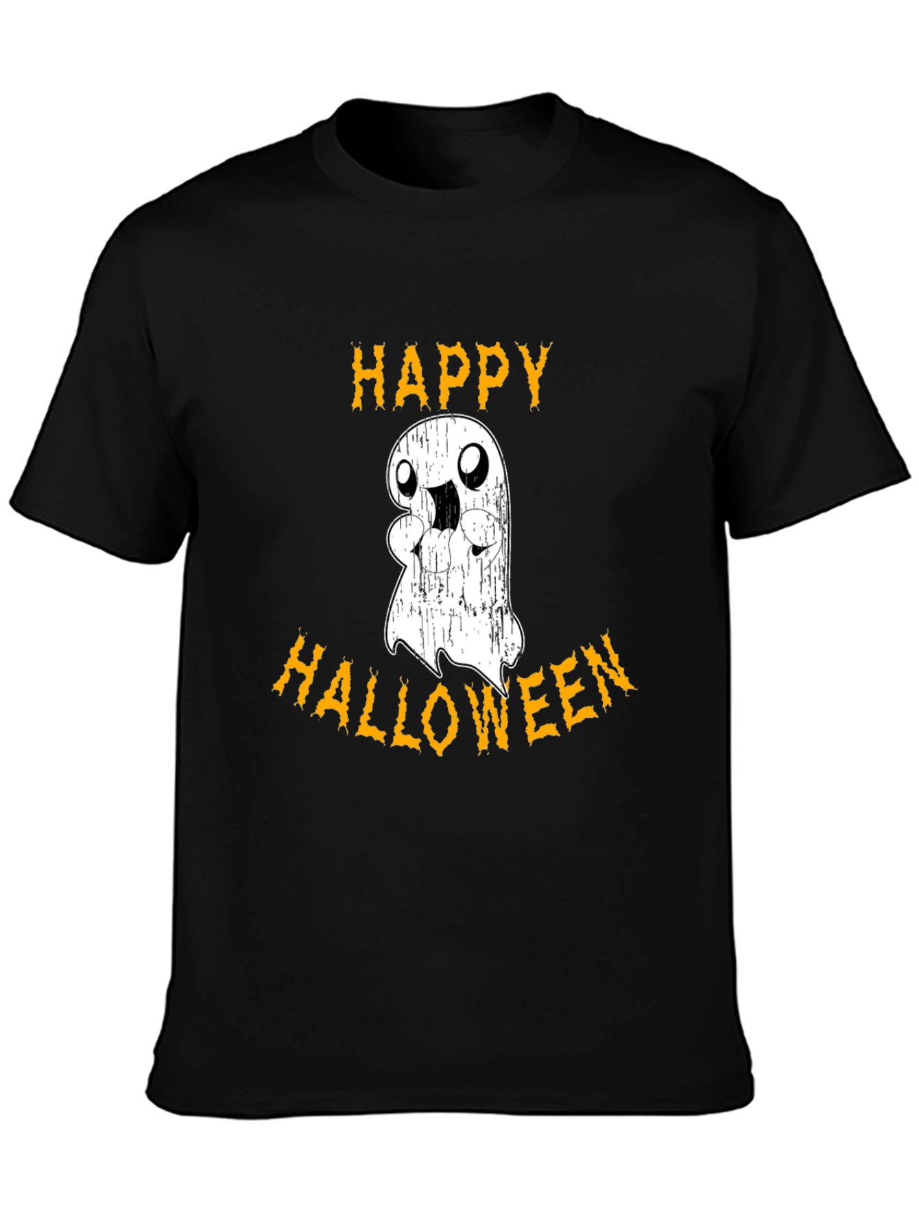 Happy Halloween Ghost Graphic T-Shirt