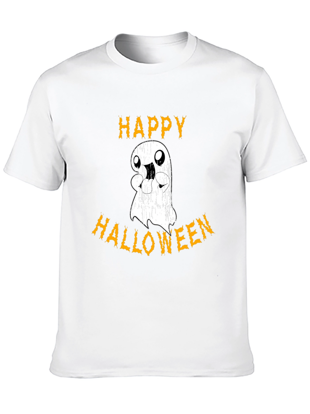 Happy Halloween Ghost Graphic T-Shirt