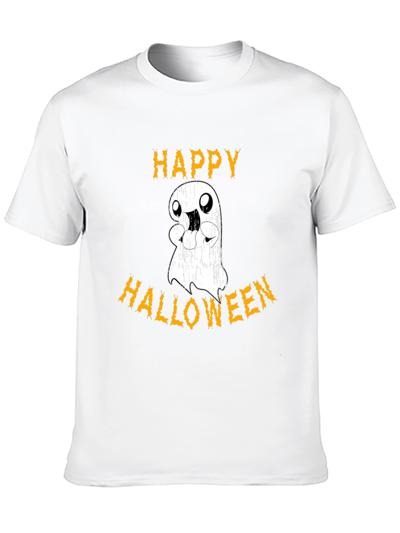 Happy Halloween Ghost Graphic T-Shirt