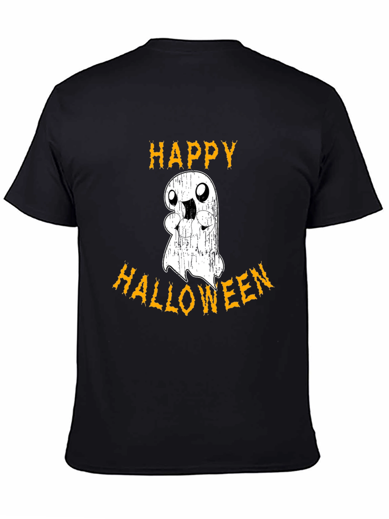 Happy Halloween Ghost Graphic T-Shirt