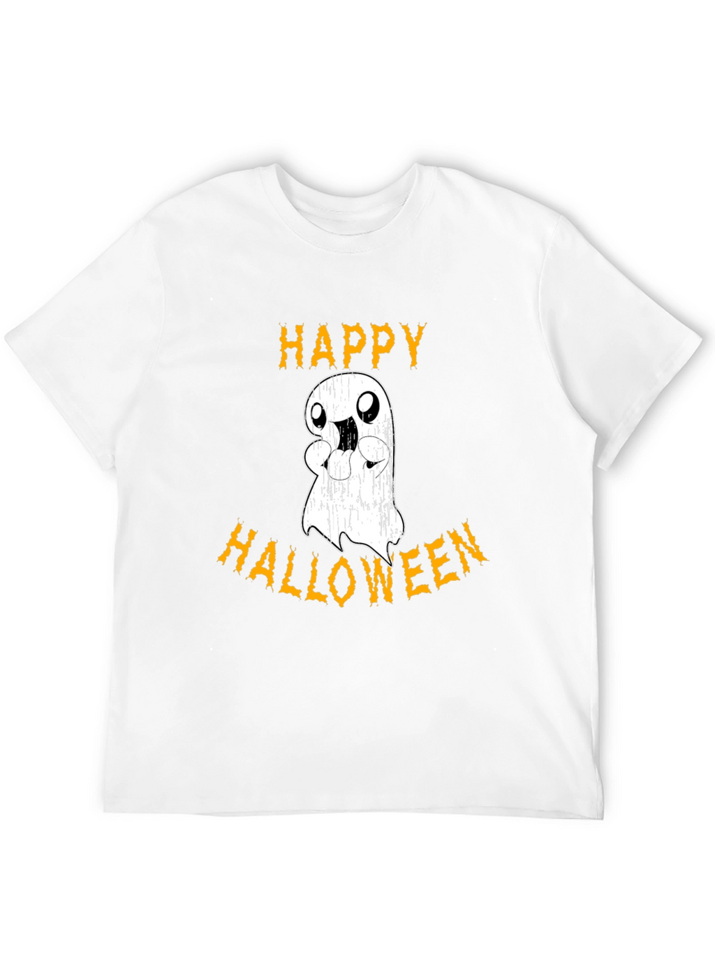 Happy Halloween Ghost Graphic T-Shirt