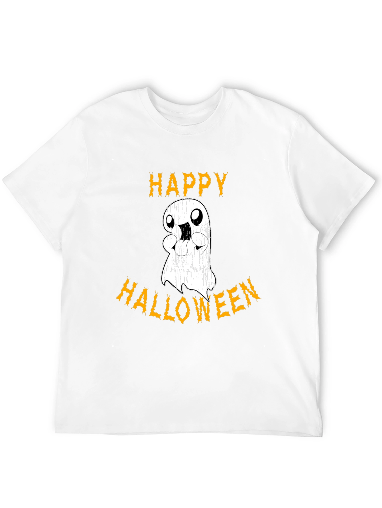 Happy Halloween Ghost Graphic T-Shirt