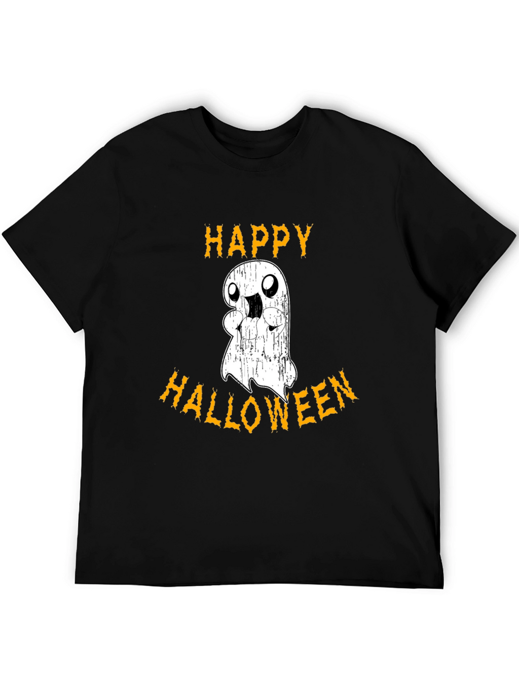 Happy Halloween Ghost Graphic T-Shirt